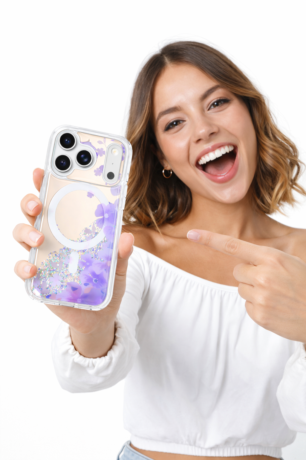 iPhone 16 & 17 Series Glitter Mirror Phone Case – Eco-Friendly Protector | Free UK Shipping - VanTix Phone Case Protection Ltd