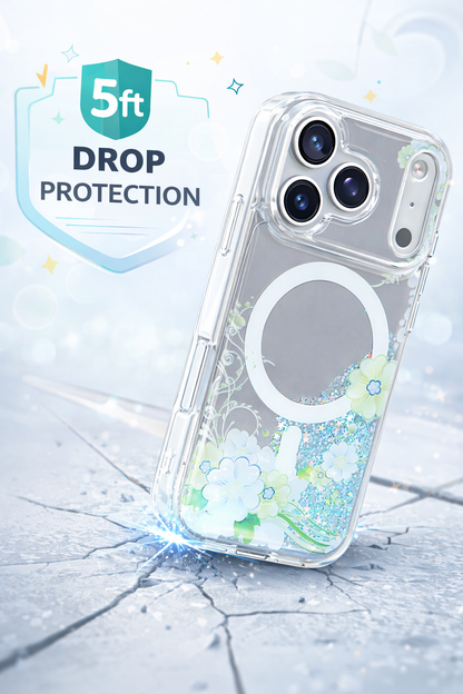 iPhone 16 & 17 Series Glitter Mirror Phone Case – Eco-Friendly Protector | Free UK Shipping - VanTix Phone Case Protection Ltd