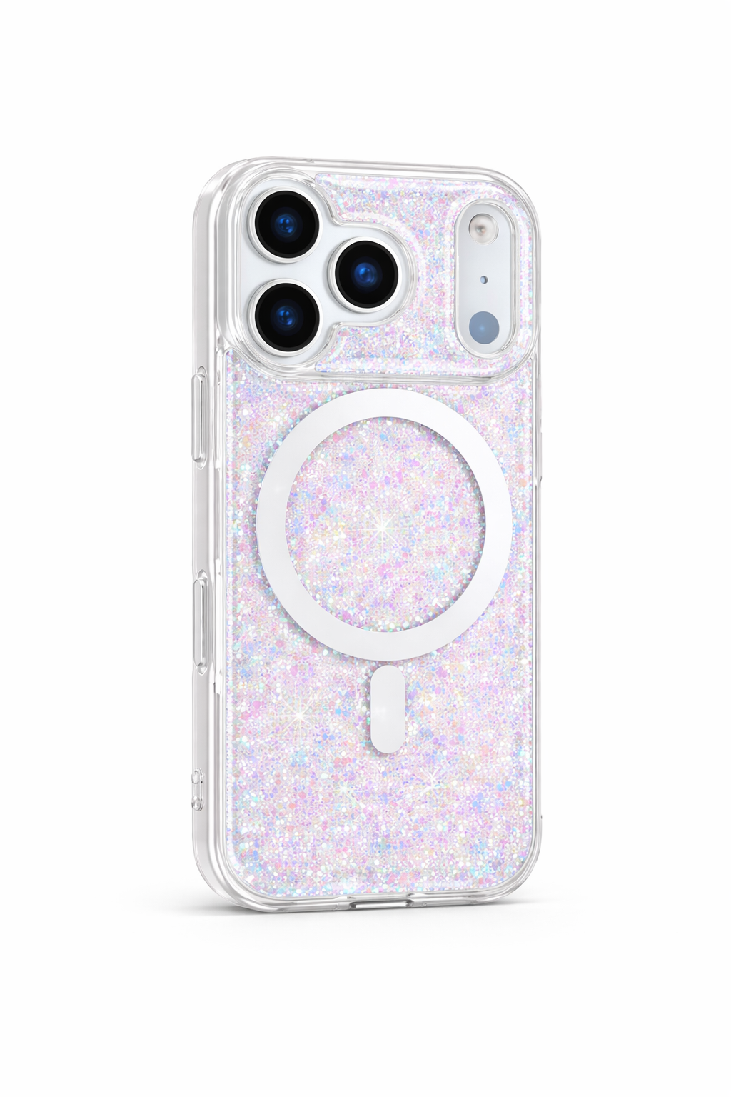 Sparkle Glitter MagSafe iPhone Case – Shockproof Cover with Built-In Magnetic Protection & 1.5m Drop Resistance | Free UK Shipping