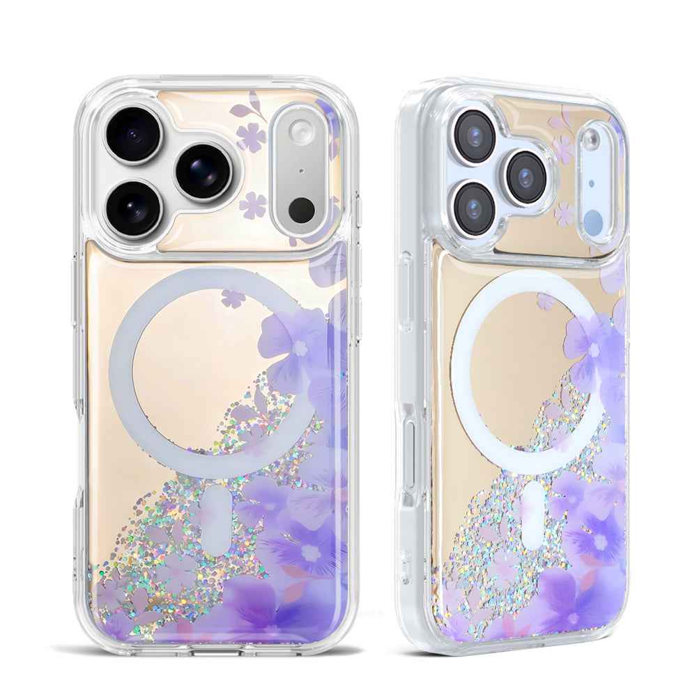 iPhone 16 & 17 Series Glitter Mirror Phone Case – Eco-Friendly Protector | Free UK Shipping